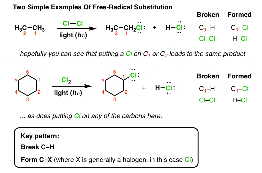 Free Radical Halogenation of Alkanes Introduction — Master Organic